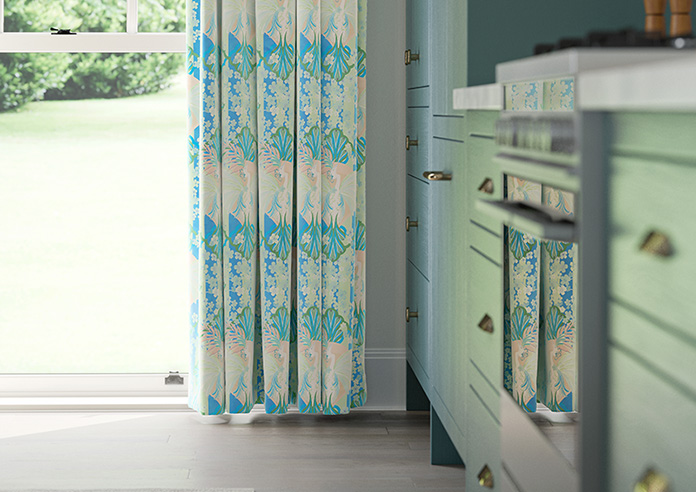 Faded Glamour, Absinthe Stripe - Made To Measure Curtains - Image 5
